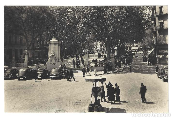 Postales: POSTAL FOTOGR&Aacute;FICA- FIGUERAS.- N&ordm; 10, RAMBLA. ANIMADA- GERONA