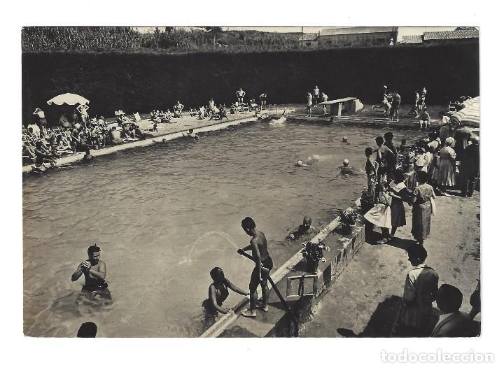 Postales: POSTAL FOTOGR&Aacute;FICA- SAN HILARIO SACALM.- N&ordm; 26, LA PISCINA, FOT. BOSCH- GERONA- SIN CIRCULAR