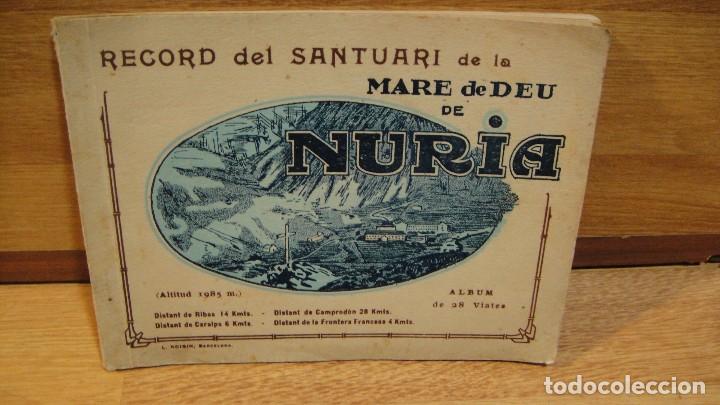 Postales: santuari de la mare de deu de nuria - album de 28 viates - l. roisin