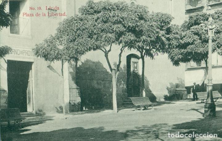 Postales: LERIDA PLAZA DE LA LIBERTAD. HACIA 1920.ED. SOL  Y BENET.