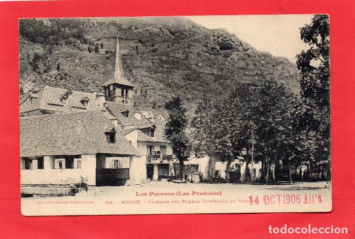 Postales: bosost. 281 interior pueblo. labouche - Foto 1