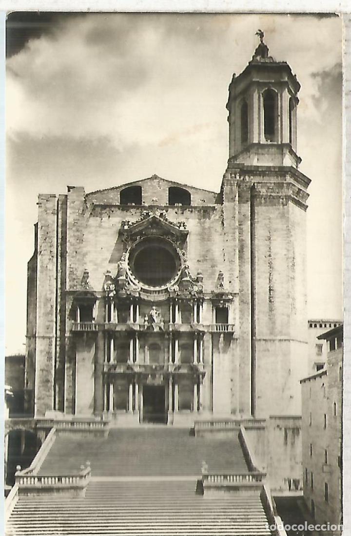 Postales: GERONA CATEDRAL ESCRITA - Foto 1