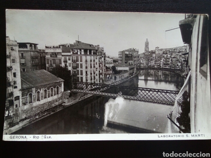 Postales: Postal de Gerona. Rio O&ntilde;ar. - Foto 1
