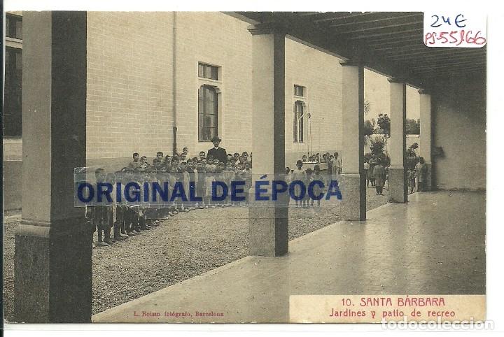 Postkarten: (PS-55166)POSTAL DE SANTA BARBARA-JARDINES Y PATIO DE RECREO