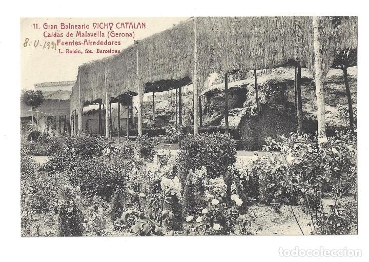 Postales: POSTAL--- CALDAS DE MALAVELLA.- N&ordm; 11, GRAN BALNEARIO VICHY CATALAN, FOT. ROISIN- GERONA