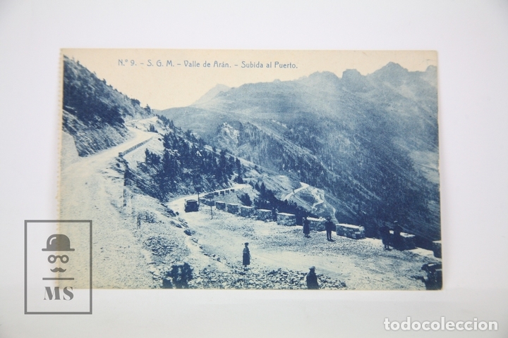 Postales: Antigua Postal - Valle De Ar&aacute;n/Vall D'Aran Subida Al Puerto N&ordm; 9 - Edi. Thomas, A&ntilde;os 30