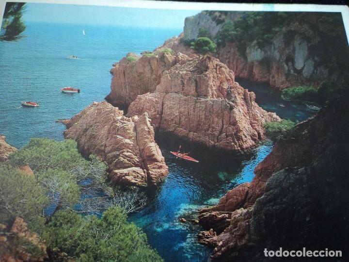 Postales: librito pruebas de color mas dos negativos y trasera para hacer copias COSTA BRAVA. 1018. FABREGAT.