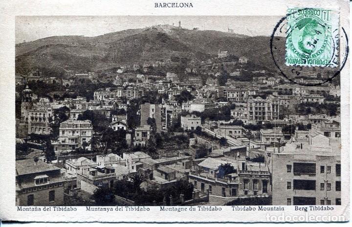 Cartoline: BARCELONA- VISTA  AVDA. DEL TIBIDABO- ROISIN
