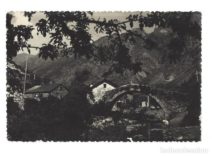 Postales: POSTAL- PIRINEO CATAL&Aacute;N. PALLARS.- N&ordm; 2, REGI&Oacute;N DE ESPOT- PUENTE ROMANO- SIN CIRCULAR