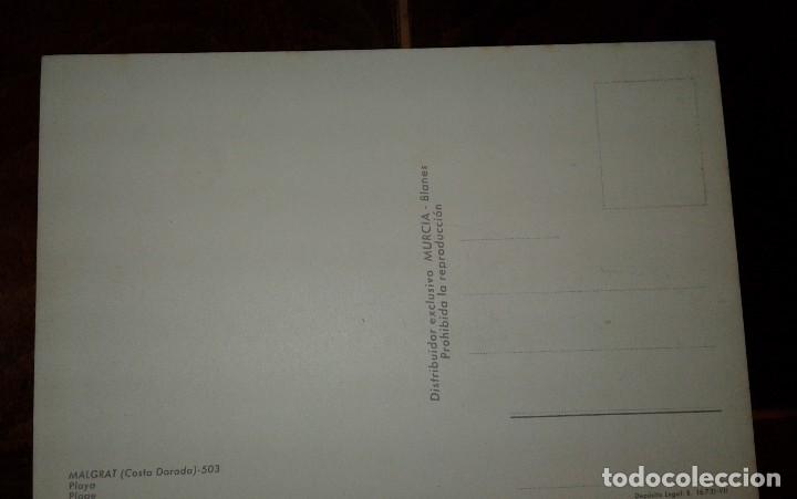 Postales: POSTAL DE MALGRAT - COSTA DORADA - Foto 2