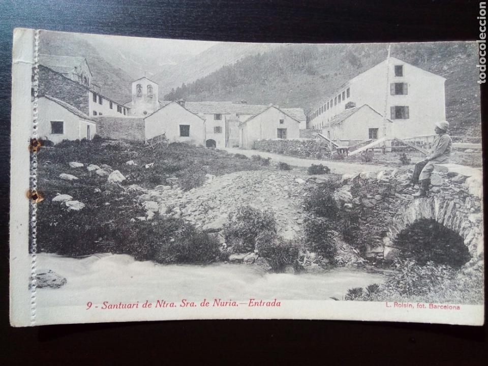 Cartoline: Postal de Santuario de Ntra. Sra. De Nuria. Entrada.