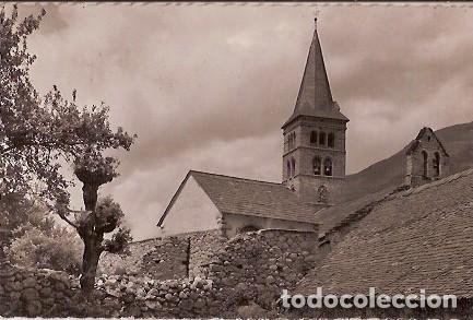 Cartes Postales: ANTIGUA POSTAL 403 VALLE DE ARAN LERIDA ARTES CAMPANARIO PARROQUIAL SIGLO XVI ESCRITA OFICINA DE TUR
