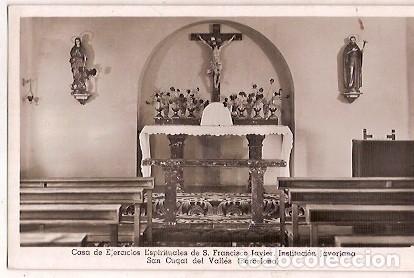 Cartes Postales: ANTIGUA POSTAL CASA DE EJERCICIOS ESPIRITUALES DE S FRANCISCO JAVIER SAN CUGAT DEL VALLES b