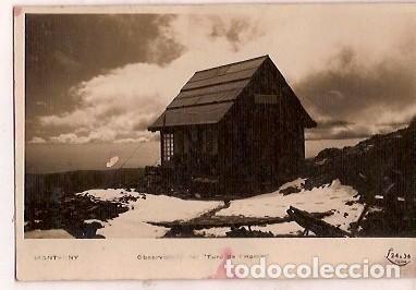 Cartes Postales: ANTIGUA POSTAL MONTSENY OBSERBATORIO DEL TURO DE L'HOME ESCRITA 1947
