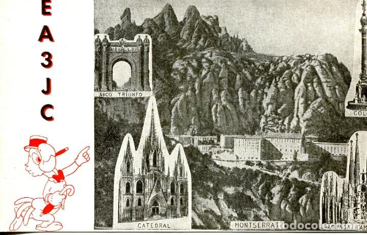 Postales: BARCELONA-RADIOAFICIONADO-A&Ntilde;O 1961- RARA