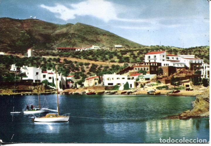 Postales: CADAQU&Eacute;S-PORT LLIGAT-PLAYA Y HOTEL RESTAURANTE- RARA
