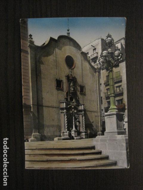 Postales: LERIDA - 39 - FACHADA IGLESIA SAN PEDRO - VER REVERSO - (52.196)