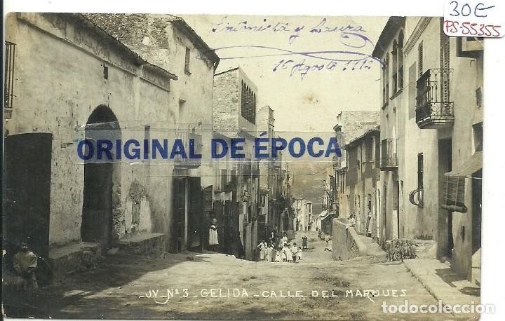 Postkarten: (PS-55355)POSTAL FOTOGRAFICA DE GELIDA-CALLE DEL MARQUES