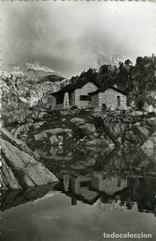 Postales: REGION DE ESPOT  (LERIDA). REFUGIO DE JOS&Eacute; M&ordf;. BLANC. EDICIONES SICILIA N&ordm; 3. FOTOGR&Aacute;FICA.