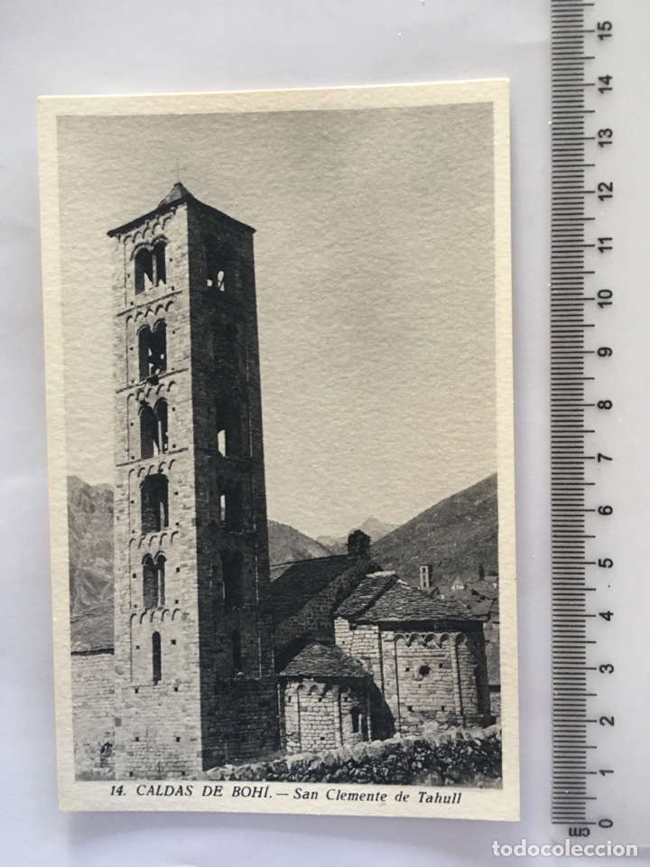Postales: POSTAL. 14 CALDAS DE BOHI. San Clemente de Tahull. H. 1940?