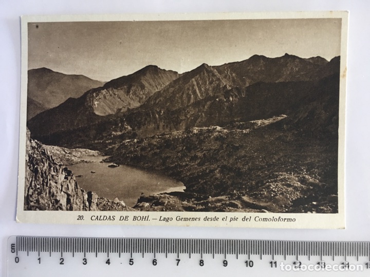 Postales: POSTAL. 20 CALDAS DE BOHI. Lago Gemene. IMICI. H. 1940?