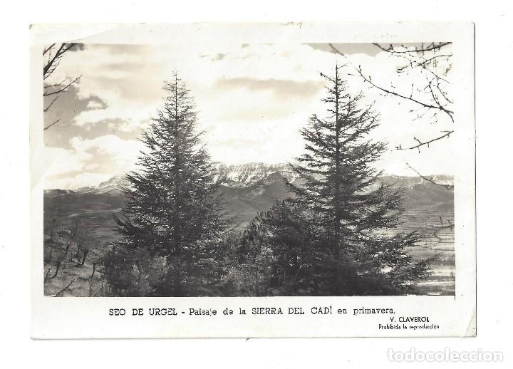 Postales: POSTAL C/ PUBLICIDAD COOPERATIVA LECHERA DEL CAD&Iacute;- SEO DE URGEL.- SIERRA DEL CAD&Iacute;- SIN CIRCULAR