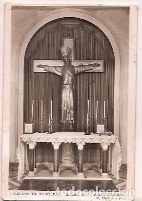 Postais: ANTIGUA POSTAL CALDAS DE MONTBUY IMAGEN DE LA SANTA MAJESTAD R GASSO FOT