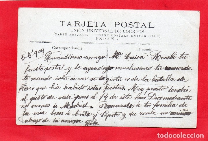 Postales: barcelona. batalla de flores - Foto 2