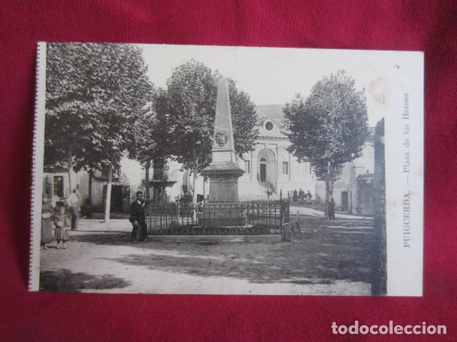 Postales: PUIGCERD&Agrave; - PLAZA DE LOS HEROES - Foto 1