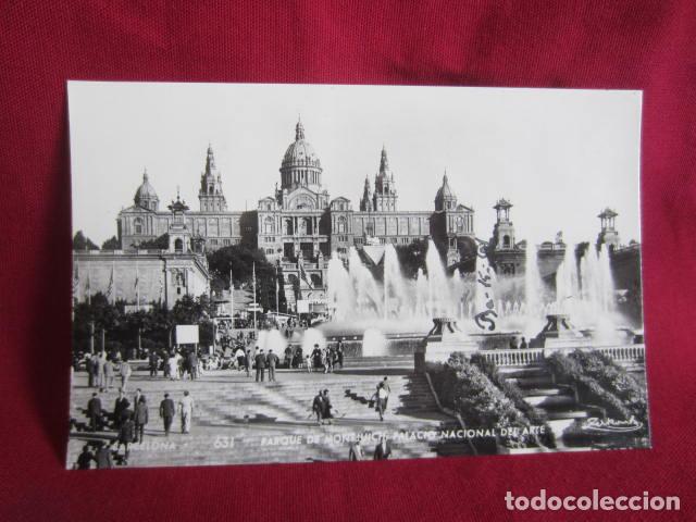 Postales: BARCELONA - PARQUE DE  MONTJUICH - Foto 1