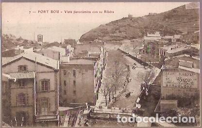 Postais: ANTIGUA POSTAL 7 PORT BOU VISTA PANORAMICA CON SU RIBERA