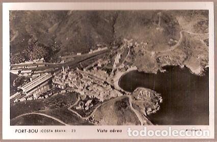 Postales: ANTIGUA POSTAL 23 PORT BOU COSTA BRAVA VISTA AEREA MARTINECH