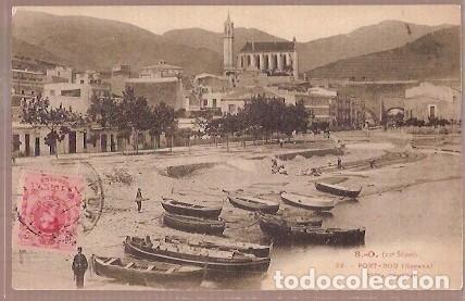Postkarten: ANTIGUA POSTAL 62 PORT BOU ESPA&Ntilde;A VISTA GENERAL S O 12 SERIE ESCRITA