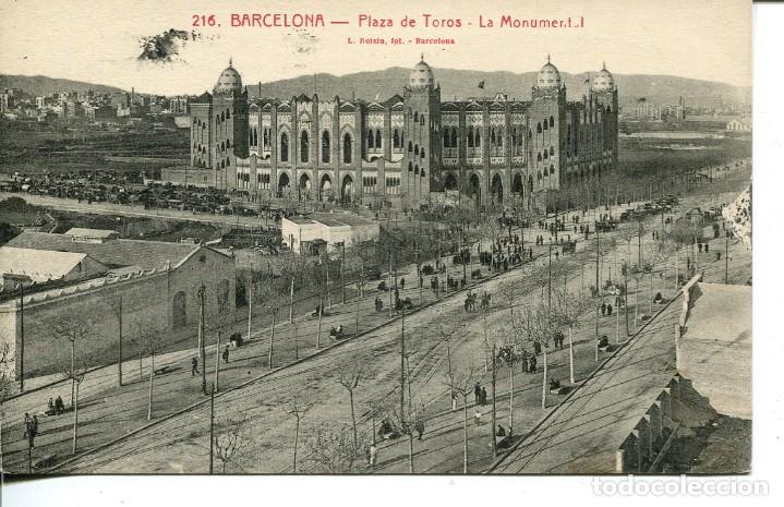 Postales: BARCELONA- PLAZA DE TOROS LA MONUMENTAL-ROISIN
