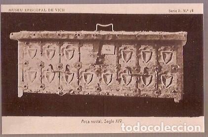 Postales: ANTIGUA POSTAL MUSEU EPISCOPAL DE VICH SERIE B N&ordm; 18 ARCA NUVIAL SEGLE XIV