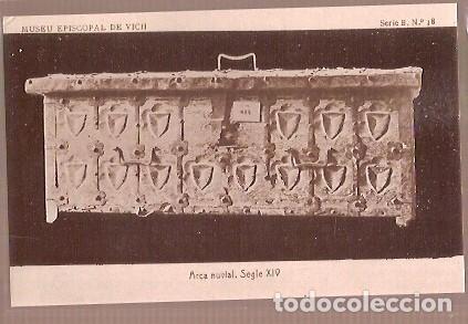 Postales: ANTIGUA POSTAL MUSEU EPISCOPAL DE VICH SERIE B N&ordm; 18 ARCA NUVIAL SEGLE XIV a
