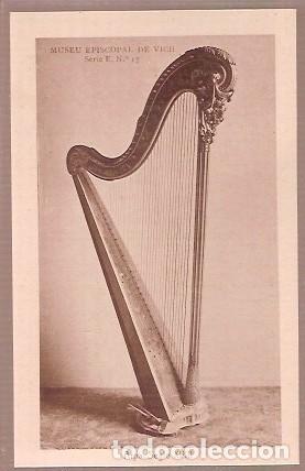 Postales: ANTIGUA POSTAL MUSEU EPISCOPAL DE VICH SERIE E N&ordm; 17 ARPA SEGLE XVII a