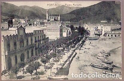 Postais: ANTIGUA POSTAL PORT BOU PASEO MORAYTA ESCRITA
