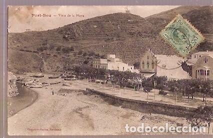 Postais: ANTIGUA POSTAL PORT BOU VISTA DE LA PLAYA