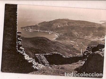 Postales: ANTIGUA POSTAL SERIE I NUM 2169 COSTA BRAVA SAN PEDRO DE RODA RUINAS AL FONDO PUERTO DE LA SELVA ESC