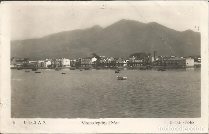 Cartes Postales: ANTIGUA FOTO/POSTAL ROSAS VISTA DESDE EL MAR - L.ROISIN FOTO N&ordm; 6 - ESCRITA