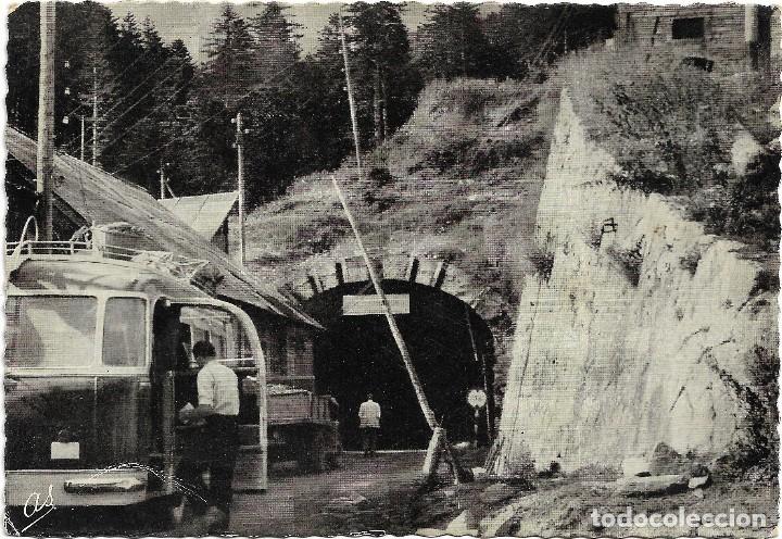 Postales: VALLE DE ARAN .- TUNEL DE VIELLA , BOCA NORTE N&ordm; 130 IMPRENTA ELZEVIRIANA Y LIBRERIA CAM&Iacute;