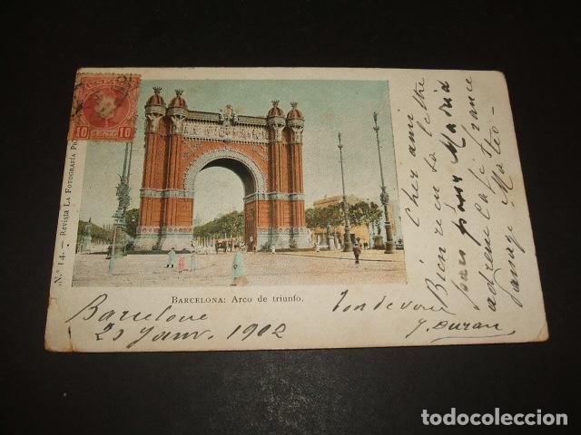 Postales: BARCELONA ARCO DE TRIUNFO - Foto 1