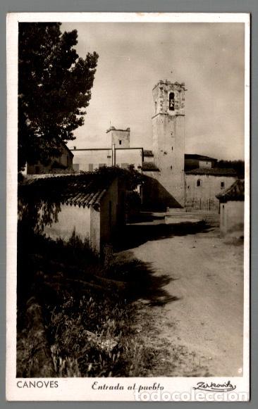 Postales: CANOVES. ENTRADA AL PUEBLO. (ZERKOWITZ)