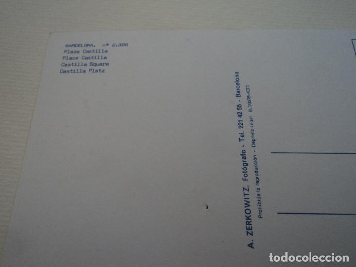 Postales: barcelona plaza castilla zerkowitz - Foto 2