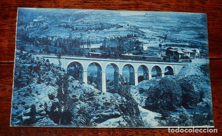 Postales: PLANOLAS (GIRONA) FERROCARRIL TRANSPIRENAICO, PUENTE, ROISIN 9, SIN CIRCULAR