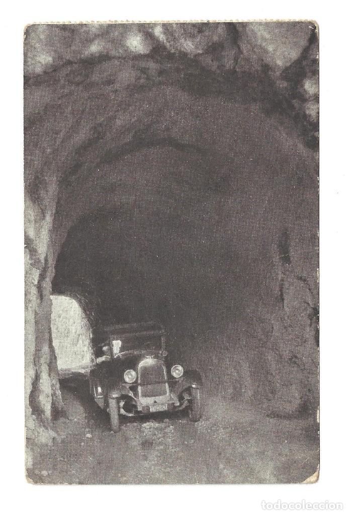 Postales: POSTAL- CARDO.- EL T&Uacute;NEL DE ENTRADA AL VALLE, FOT. VDA TASSO. TARRAGONA- SIN CIRCULAR