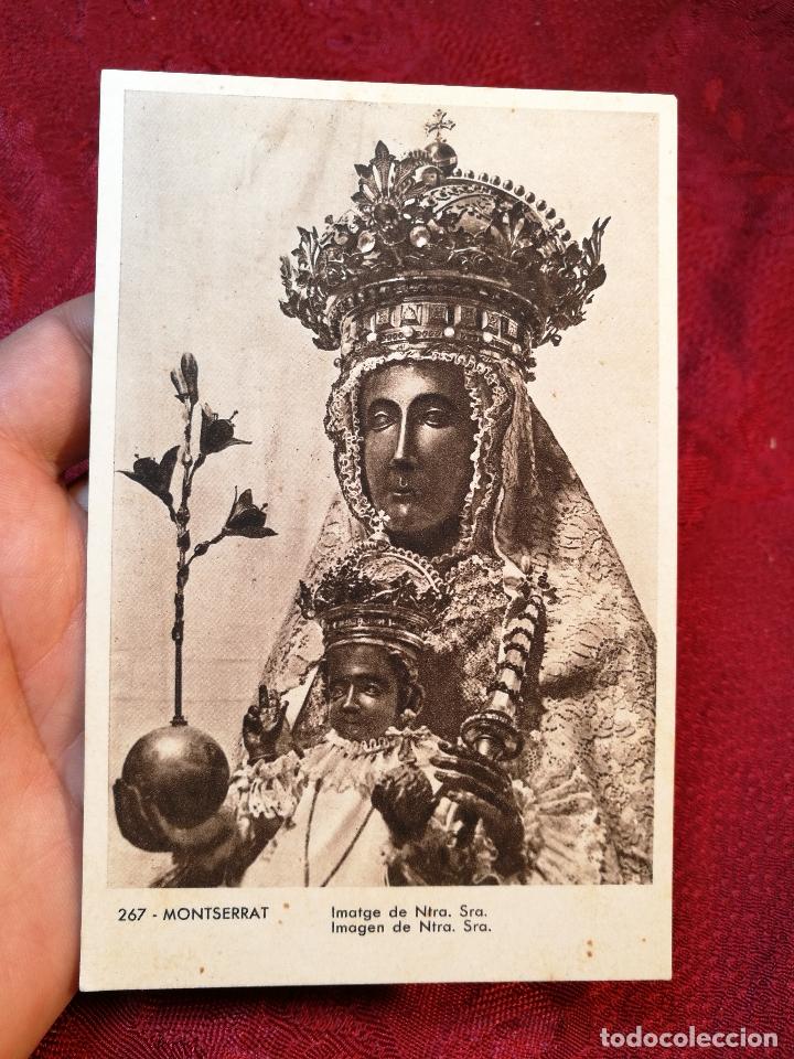 Postkarten: 267 MONTSERRAT-IMATGE DE NTRA SE&Ntilde;ORA MARE DE DEU ..HUECOGRABADO-MUMBRU-BARCELONA