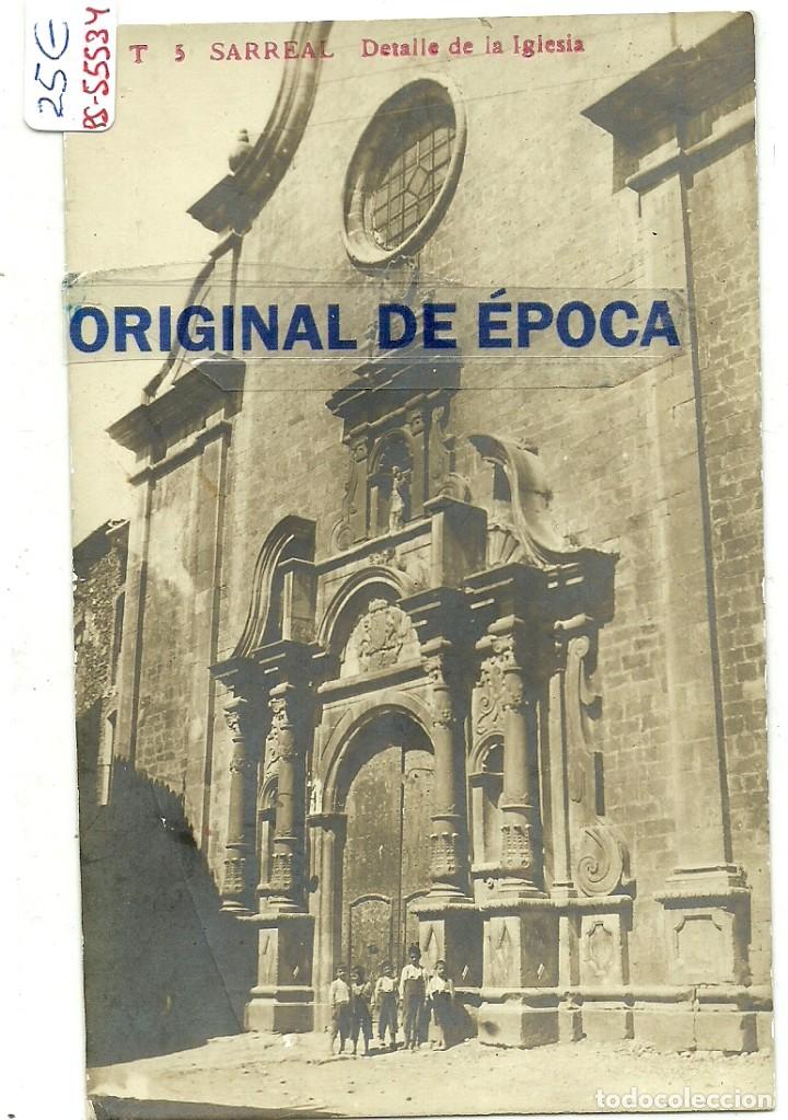 Postcards: (PSS-55334)POSTAL FOTOGRAFICA DE SARREAL-DETALLE DE LA IGLESIA