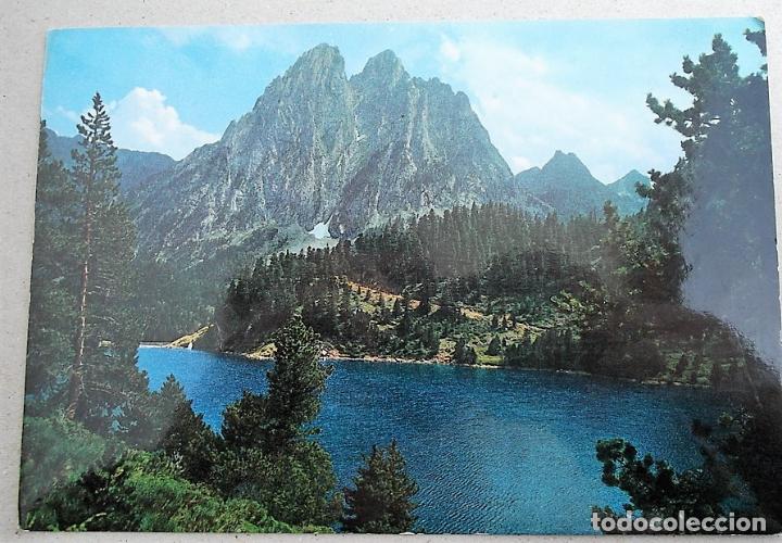 Postales: Valle de Espot. 2117 Lago San Mauricio y Els Encantats. Ed. Arribas. Nueva. Postal de Color